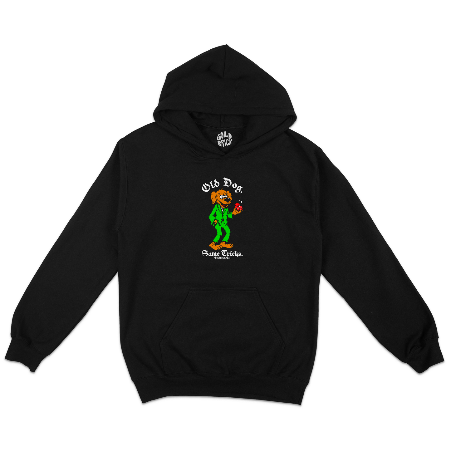 Goldbrick Co. "Old Dog, Same Tricks" Graphic Hoodie
